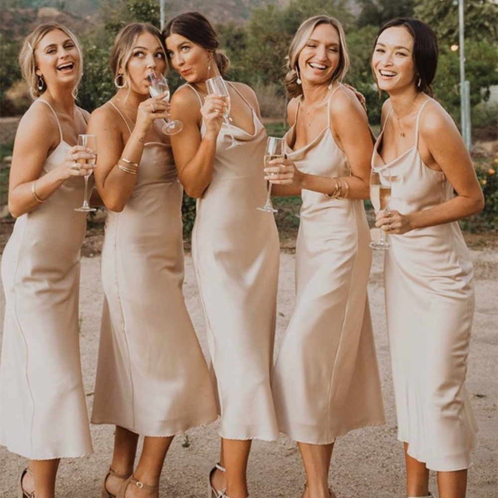Stacees Satin Bridesmaid Dress
